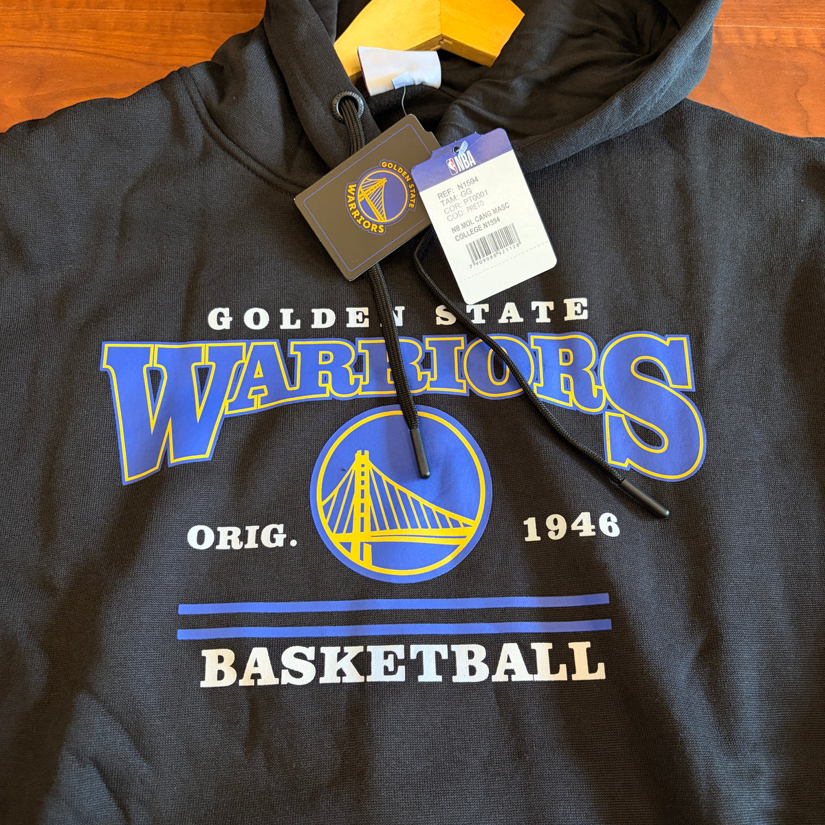 MOLETOM GOLDEN STATE PRETO
