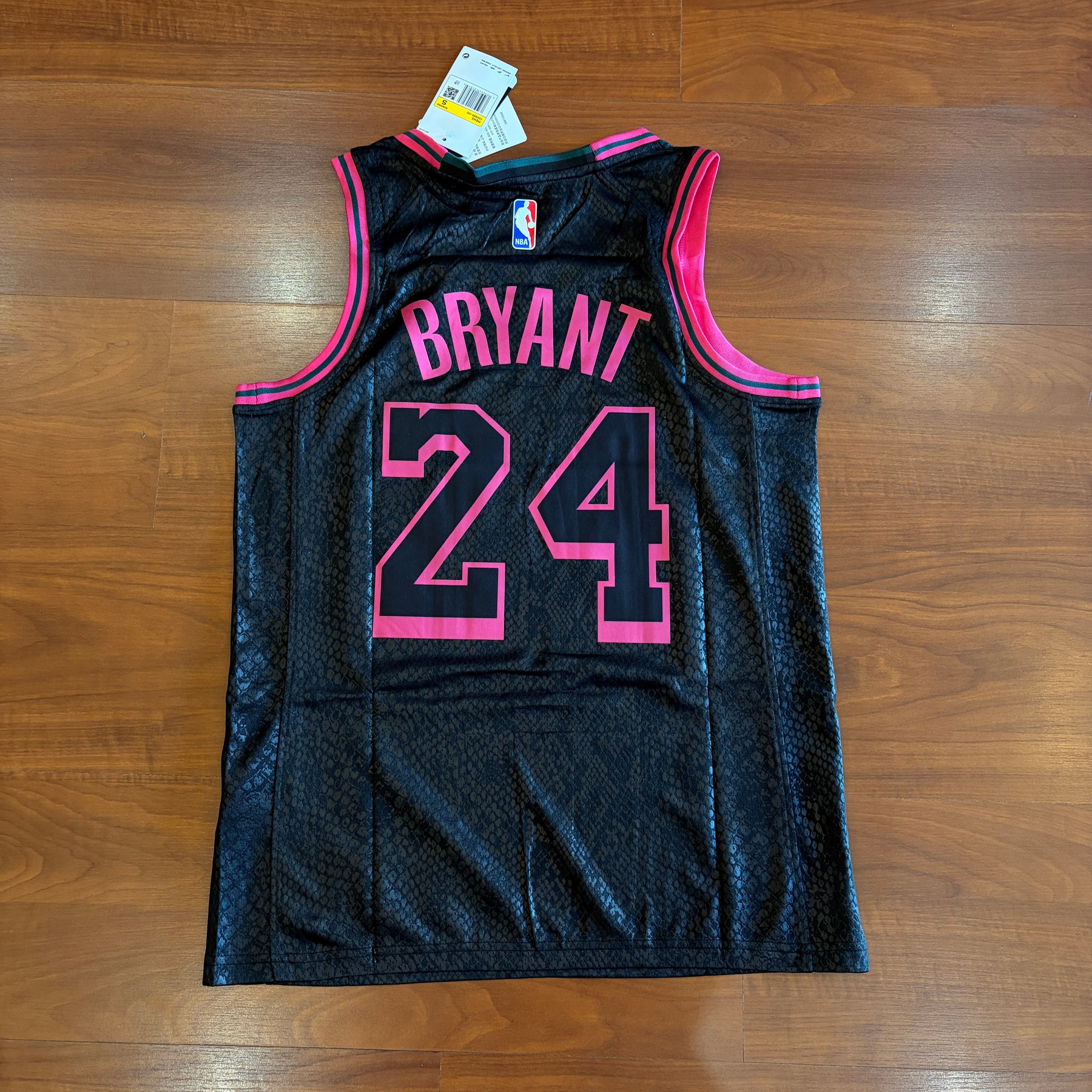 Jersey Lakers Black Mamba - 24 Kobe Bryant Rosa
