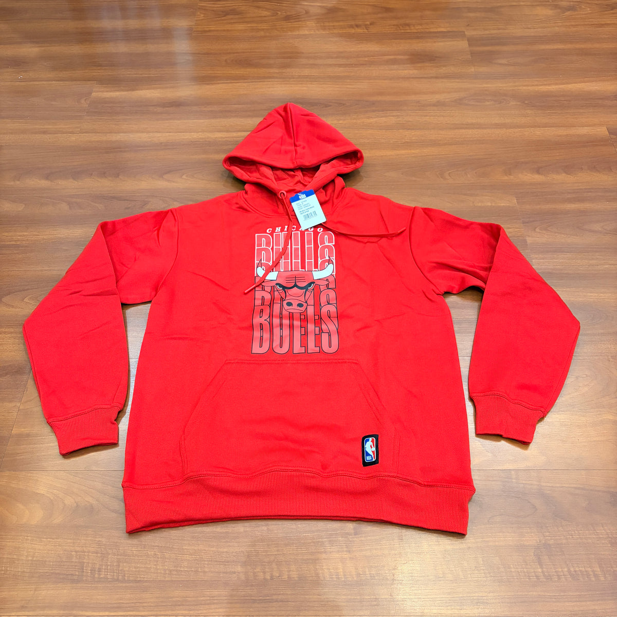 MOLETOM CHICAGO BULLS VERMELHO